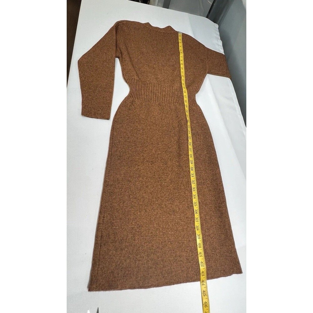 Modern Citizen Brown Knit Midi Dress - Picture 8 of 12